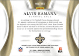 2017 Alvin Kamara Panini Immaculate ROOKIE PATCH AUTO 42/99 AUTOGRAPH RELIC RC #113 New Orleans Saints