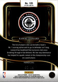 2024-25 Kawhi Leonard Panini Select PREMIER LEVEL BLACK SHIMMER 55/99 #105 Los Angeles Clippers