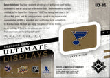 2024-25 Brandon Saad Upper Deck Ultimate DISPLAYS PATCH AUTO 13/49 AUTOGRAPH RELIC #UD-BS St. Louis Blues