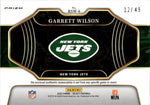 2022 Garrett Wilson Panini Select COPPER PRIZM ROOKIE SWATCHES JERSEY 12/49 RELIC RC #RSW-6 New York Jets