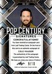 2022 Cole Hauser Leaf Pop Century ORANGE AUTO 09/10 AUTOGRAPH #BA-CH1 Yellowstone