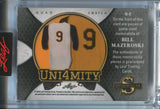 2025 Bill Mazeroski Leaf Spectacular PURPLE FOIL UNI4MITY QUAD JERSEY 5/5 RELIC #U-2 Pittsburgh Pirates HOF