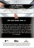 2022 Albert Pujols Bowman's Best PURPLE REFRACTOR 107/250 #21 St. Louis Cardinals