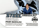 2025 Frank Mahovlich Leaf Metal STEEL BLADES DIE CUT AUTO 04/10 AUTOGRAPH #SB-FM1 Toronto Maple Leafs