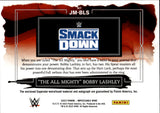 2023 "The All Mighty" Bobby Lashley Panini Impeccable WWE PURPLE ELEGANCE JUMBO SHIRT AUTO 12/15 AUTOGRAPH RELIC #JM-BLS Friday Night Smackdown