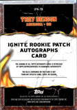 2025 Trey Benson Topps Resurgence ROOKIE IGNITE DUAL JERSEY AUTO 035/125 AUTOGRAPH RELIC RC #IPA-TB Arizona Cardinals