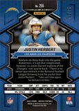 2023 Justin Herbert Panini Mosaic BLUE SPARKLE NATIONAL PRIDE 41/96 #255 Los Angeles Chargers