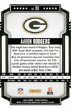 2023 Aaron Rodgers Panini Score ELECTRIC 87/99 #89 Green Bay Packers