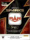 2023 Asuka Panini Select WWE SPARKS HOLO SILVER SHIRT RELIC #SP-ASK Monday Night Raw 3