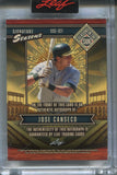 2025 Jose Canseco Leaf Seasons in The Sun SILVER SPARKLE SIGNATURE SERIES AUTO 1/7 AUTOGRAPH #SSE-JC1 Oakland A's
