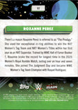2026 Roxanne Perez Topps Chrome Cosmic PURPLE REFRACTOR 030/150 #52 Monday Night Raw