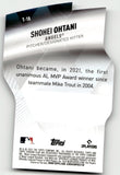 2022 Shohei Ohtani Topps Stadium Club TRIUMVIRATES DIE CUT #T-18 Anaheim Angels