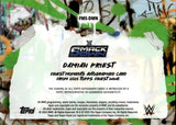 2025 Damian Priest Topps Finest WWE BLUE CHECKERBOARD FINEST MOMENTS AUTO 39/75 AUTOGRAPH #FMS-DMN Friday Night Smackdown