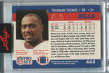 2023 Thurman Thomas Leaf Pro Set Memories AUTO 56/81 AUTOGRAPH #444 Buffalo Bills HOF