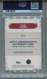 2023-24 Tyler Herro Topps Motif SCARLET ENDORSEMENTS AUTO 5/5 AUTOGRAPH PSA 8 #ME-THE Miami Heat 8373