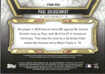 2020 Paul Goldschmidt Topps Triple Threads GOLD JERSEY AUTO 1/9 AUTOGRAPH #TTAR-PG1 St. Louis Cardinals