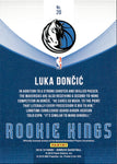 2018-19 Luka Doncic Panini Donruss ROOKIE KINGS RC #20 Dallas Mavericks