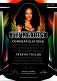 2023 Teyana Taylor Leaf Pop Century SILVER KALEIDOSCOPE AUTO 05/12 AUTOGRAPH #BA-TT1 K.T.S.E.