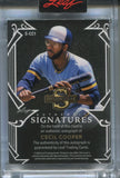 2025 Cecil Cooper Lead Spectacular SILVER FOIL AUTO 04/30 AUTOGRAPH #S-CC1 Milwaukee Brewers
