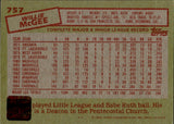 2003 Willie McGee Topps Archives ALL-TIME FAN FAVORITES AUTO 30/44 AUTOGRAPH #757 St. Louis Cardinals