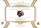 2025 T.J. Houshmandzadeh Panini Flawless HOLO SILVER PATCH AUTO 18/20 AUTOGRAPH RELIC #PA-TJH Cincinnati Bengals