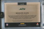 2024 Braelon Allen Panini One ROOKIE JUMBO PATCH AUTO 038/199 AUTOGRAPH RELIC #15 New York Jets