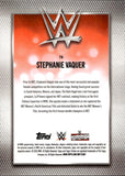 2026 Stephani Vaquer Topps Chrome Sapphire Edition BLACK REFRACTOR 07/10 #74 Monday Night Raw