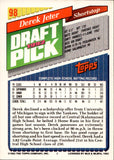 1993 Derek Jeter Topps GOLD DRAFT PICK ROOKIE RC #98 New York Yankees HOF *NRMT*