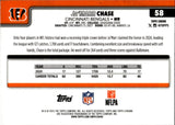 2025 Ja'Marr Chase Topps Chrome SP LIGHTBOARD LOGO REFRACTOR #58 Cincinnati Bengals