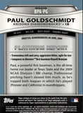 2010 Paul Goldschmidt  Bowman Platinum ROOKIE REFRACTOR AUTO AUTOGRAPH #BPA-PG Arizona Diamondbacks *Faded Auto*