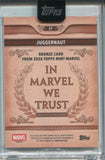 2026 Juggernaut Topps Chrome Mint Marvel BRONZE REFRACTOR 065/100 #37