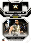 2023 Bubba Ray Dudley Panini Prizm WWE BLUE SENSATIONAL SIGNATURES AUTO 47/49 AUTOGRAPH #SN-BBR WWE Legend
