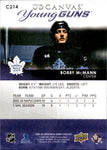 2023-24 Bobby McMann Upper Deck Series 2 CANVAS YOUNG GUNS ROOKIE RC #C214 Toronto Maple Leafs