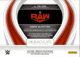 2023 Drew McIntyre Panini Immaculate WWE JUMBO SHIRT AUTO 44/99 AUTOGRAPH RELIC #PM-DMI Monday Night Raw