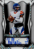 2025 Kamario Taylor Leaf Metal WHITE ROOKIE AUTO 32/45 AUTOGRAPH RC #MA-KMT Mississippi State Bulldogs