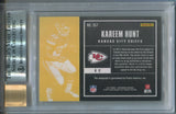 2017 Kareem Hunt Panini Contenders ROOKIE TICKET AUTO AUTOGRAPH RC BGS 9/10 #357 Kansas City Chiefs 7143