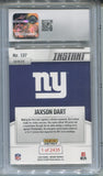 2025 Jaxson Dart Panini Instant ROOKIE RC CGC 10 #137 New York Giants 3276