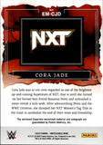 2023 Cora Jade Panini Impeccable WWE ELEGANCE SHIRT AUTO 07/75 AUTOGRAPH RELIC #EM-CJD NXT