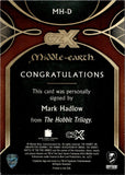 2022 Mark Hadlow as Dori Cryptozoic CZX Middle-Earth AUTO 159/180 AUTOGRAPH #MH-D