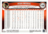 2011 Stan Musial Topps LEGEND VARIATION SP #100 St. Louis Cardinals HOF