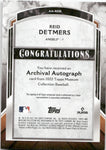 2022 Reid Detmers Topps Museum ROOKIE COPPER ARCHIVAL AUTO 34/50 AUTOGRAPH RC #AA-RDE Anaheim Angels