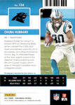 2021 Chuba Hubbard Panini Contenders ROOKIE TICKET AUTO AUTOGRAPH RC #134 Carolina Panthers
