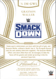 2024 Grayson Waller Panini Flawless JUMBO MEMORABILIA AMETHYST PATCH 4/8 #JM-GWL