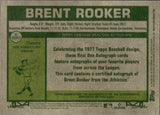 2026 Brent Rooker Topps Heritage REAL ONE AUTO AUTOGRAPH RC #ROA-BRO Oakland A's