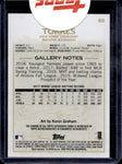 2018 Gleyber Torres Topps Gallery ROOKIE AUTO AUTOGRAPH RC #89 New York Yankees