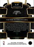2023-24 Victor Wembanyama Panini Select BLUE CONCOURSE ROOKIE RC #87 San Antonio Spurs