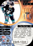 1997-98 Paul Kariya Leaf FIRE ON ICE 0945/1000 #16 Anaheim Mighty Ducks