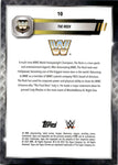 2025 The Rock Topps Chrome WWE GREEN REFRACTOR 14/99 #10 WWE Legend