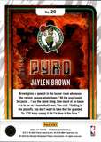 2023-24 Jaylen Brown Panini Phoenix PINK PYRO 13/99 #20 Boston Celtics