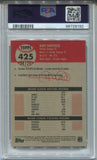 2022 Gary Sheffield Topps Chrome Platinum Anniversary PLATINUM TOILE WHITE ORANGE REFRACTOR 04/25 PSA 10 #425 Florida Marlins 8192